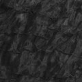 Black 3" Organza Ruffle